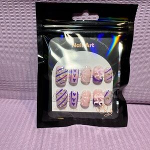 Purple and Pink Nail Art Set